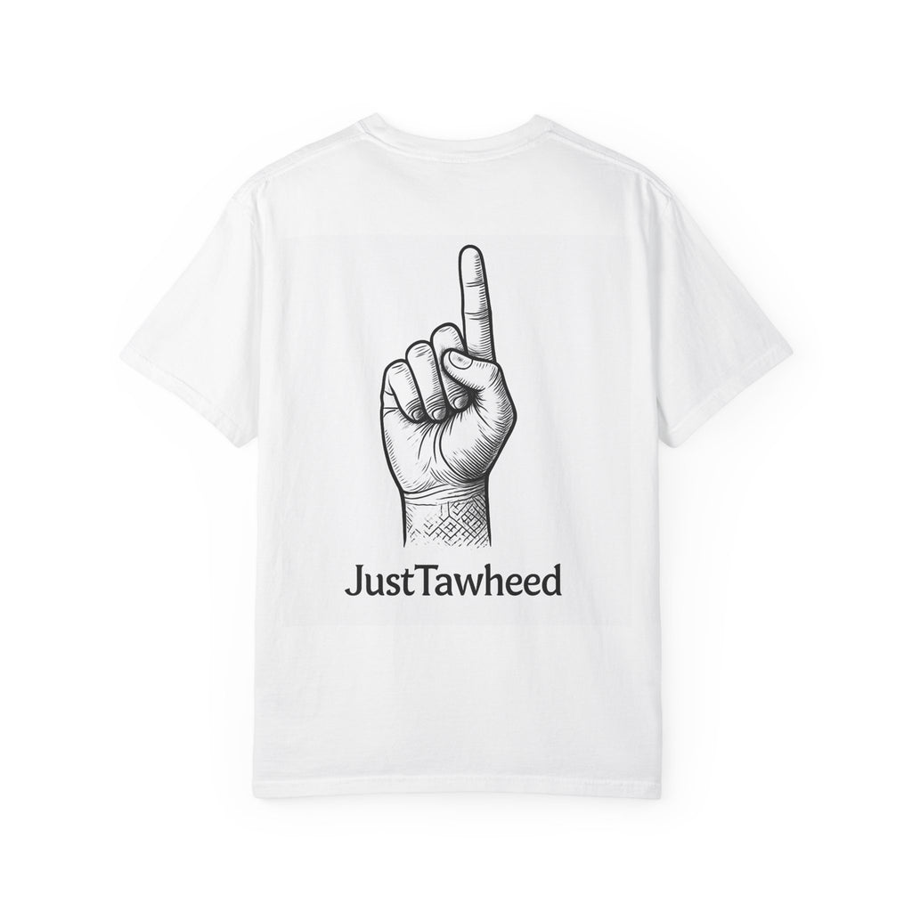 T-Shirt — "Fear None But ONE" Script Logo Tee (White)