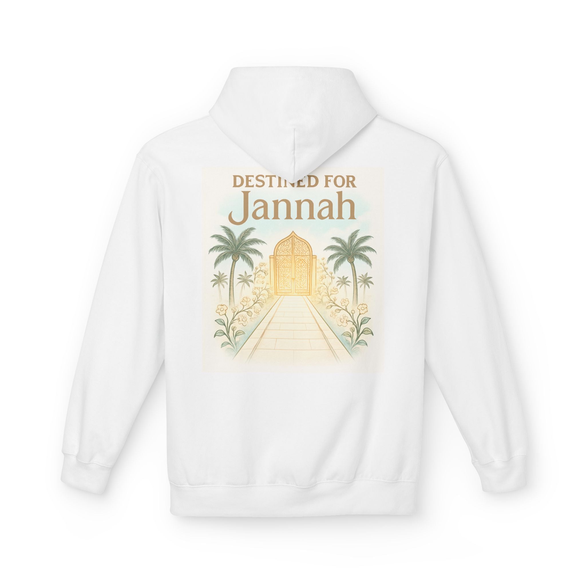 Jannah Destination Hoodie — Islamic Faith Graphic Pullover