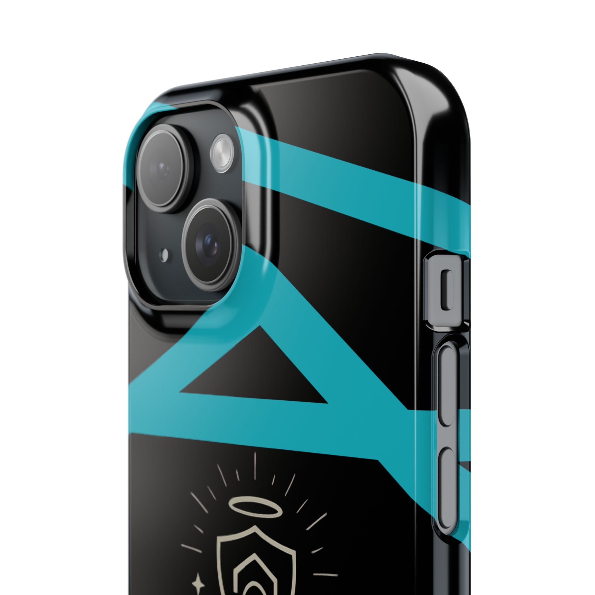 Slim Phone Case — "Protected by Prayer Not Plastic" Religious Protective iPhone Case