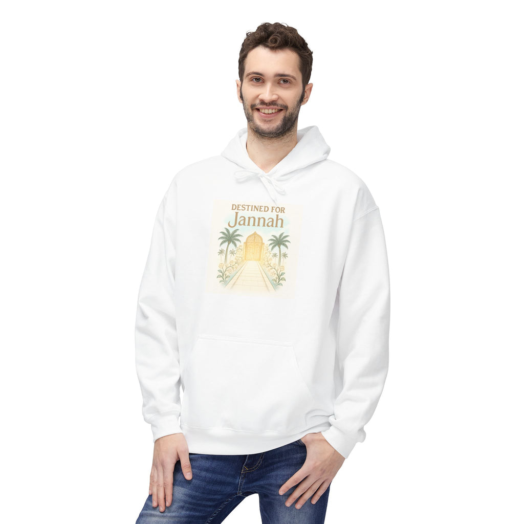 Jannah Destination Hoodie — Islamic Faith Graphic Pullover