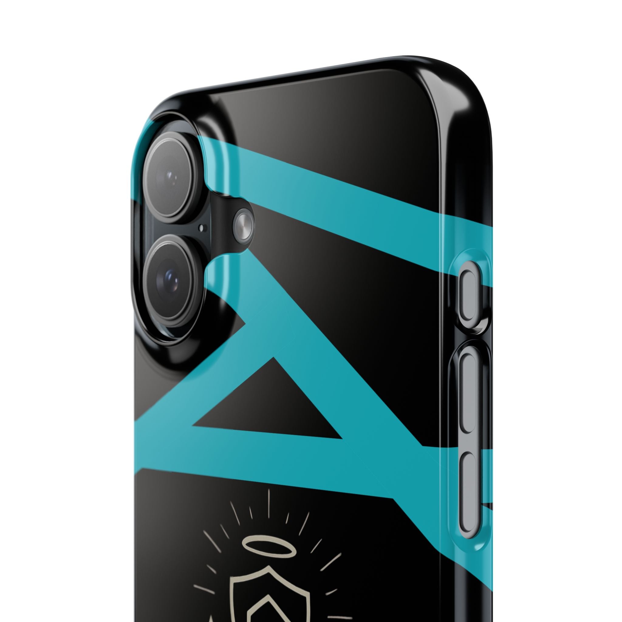 Slim Phone Case — "Protected by Prayer Not Plastic" Religious Protective iPhone Case