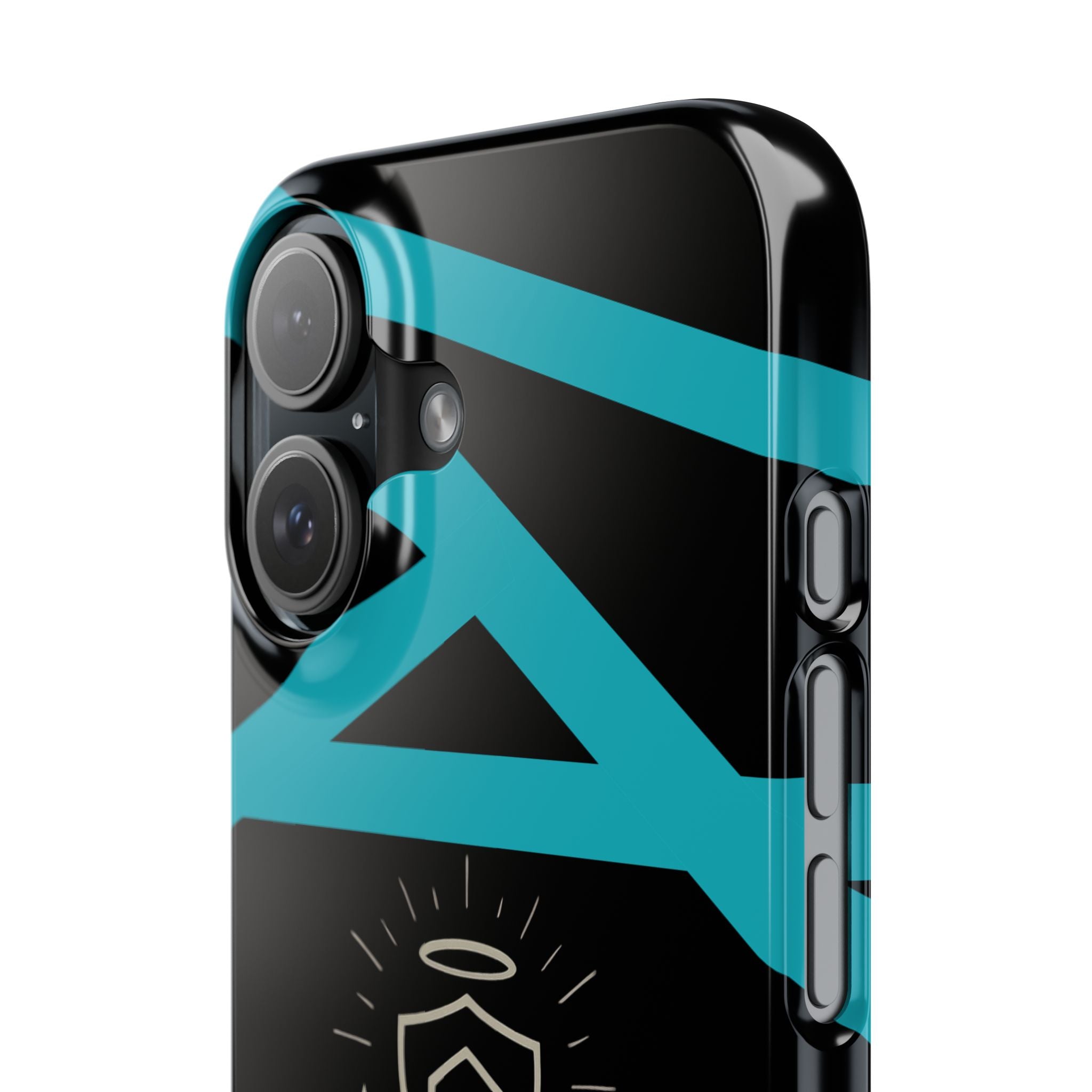 Slim Phone Case — "Protected by Prayer Not Plastic" Religious Protective iPhone Case